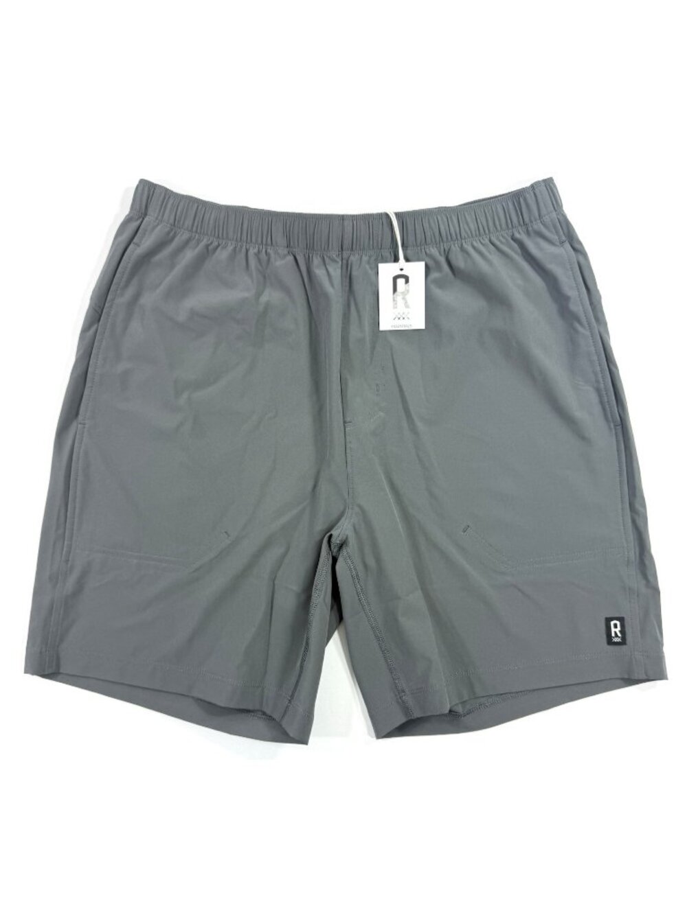 Rhone Mens Essentials Training Shorts Lightweight Active Size Medium 7" Gray